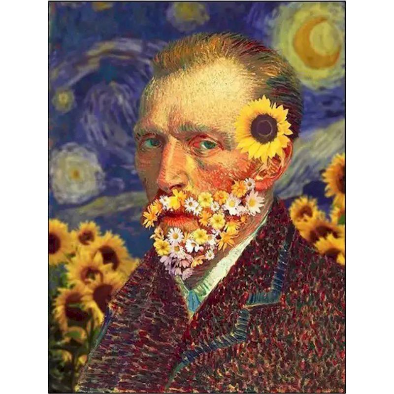 Digital Oil Painting Kit – Classic 24-Color Frameless Canvas | Relaxing DIY Art for Adults & Teens