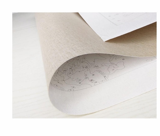 DIY Realism Floral Paint by Number | Serene Nature Wall Décor