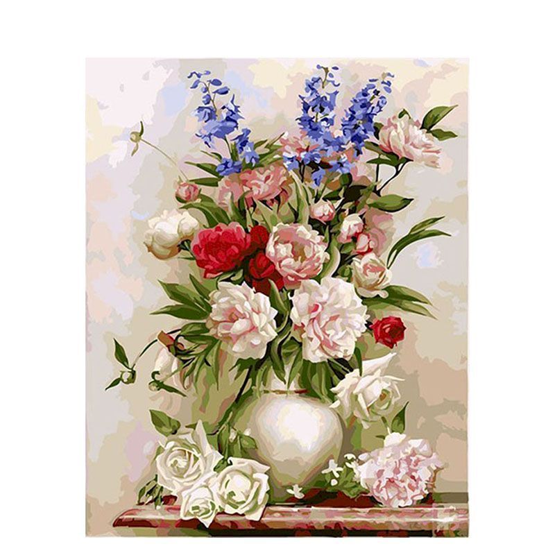 Mystic Serenity Hand-Painted Canvas – Abstract & Nature-Inspired Wall Art painting by numbers