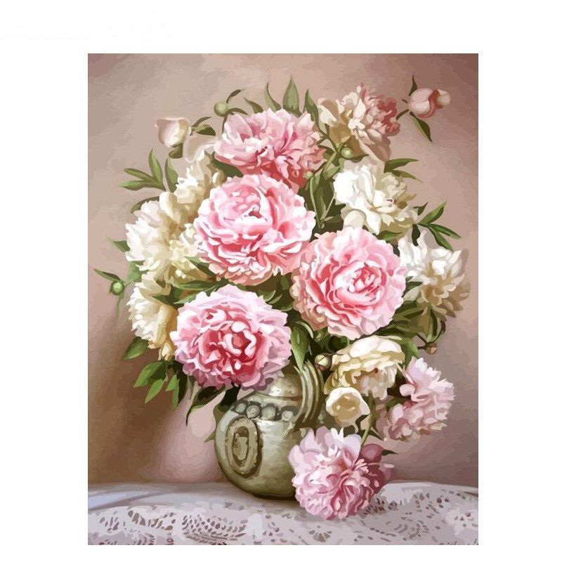 Mystic Serenity Hand-Painted Canvas – Abstract & Nature-Inspired Wall Art painting by numbers