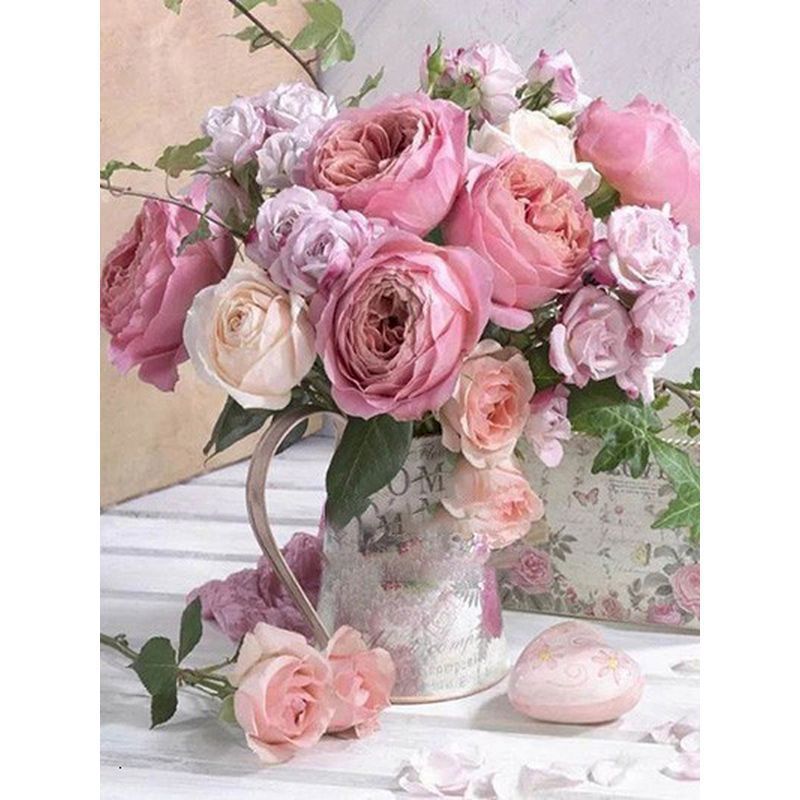 Mystic Serenity Hand-Painted Canvas – Abstract & Nature-Inspired Wall Art painting by numbers