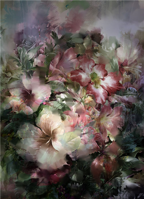 Mystic Serenity Hand-Painted Canvas – Abstract & Nature-Inspired Wall Art painting by numbers