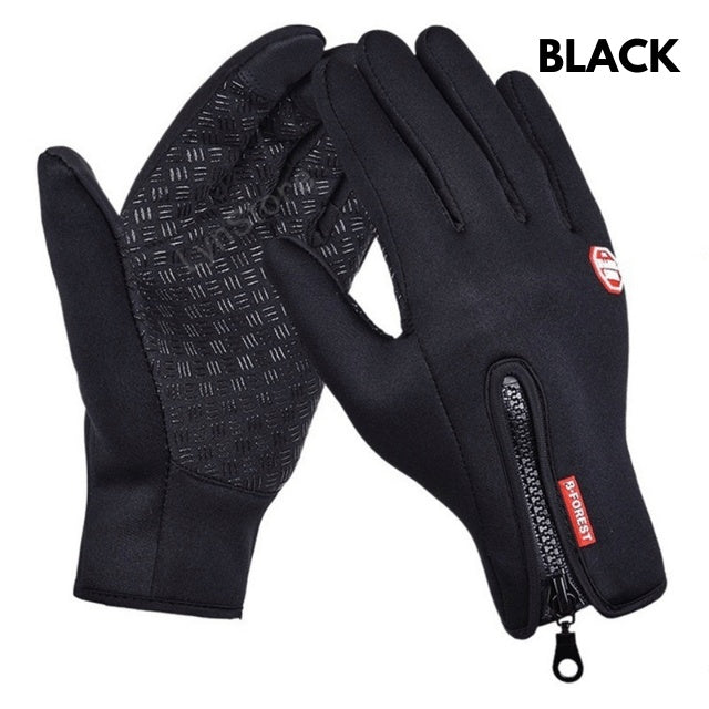 Winter Gloves Touch Screen Riding Motorcycle Sliding Waterproof Sports Gloves With Fleece Mystic Mood Polar Fleece Riding Gloves – Warm, Anti-Slip & Stylish Outdoor Comfort