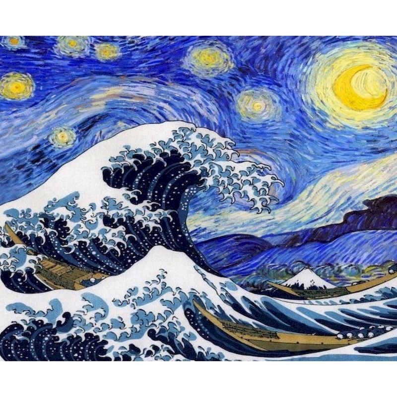 Digital Oil Painting Kit – Classic 24-Color Frameless Canvas | Relaxing DIY Art for Adults & Teens