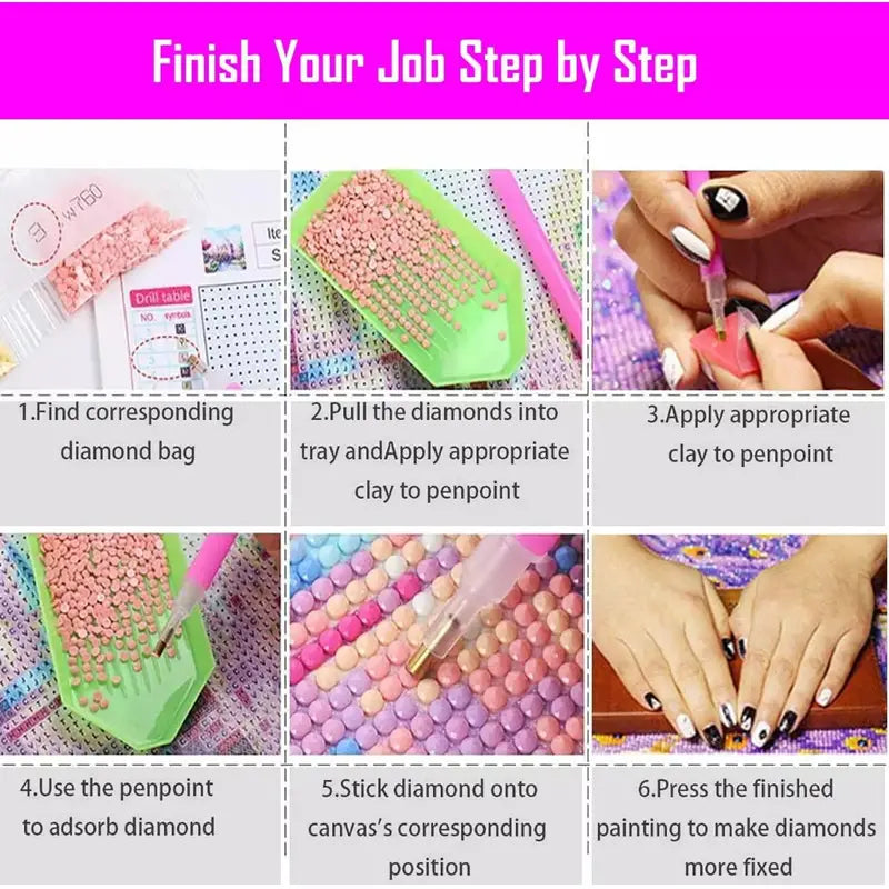 5D Diamond Painting Kit – Majestic Peacock DIY Art Craft