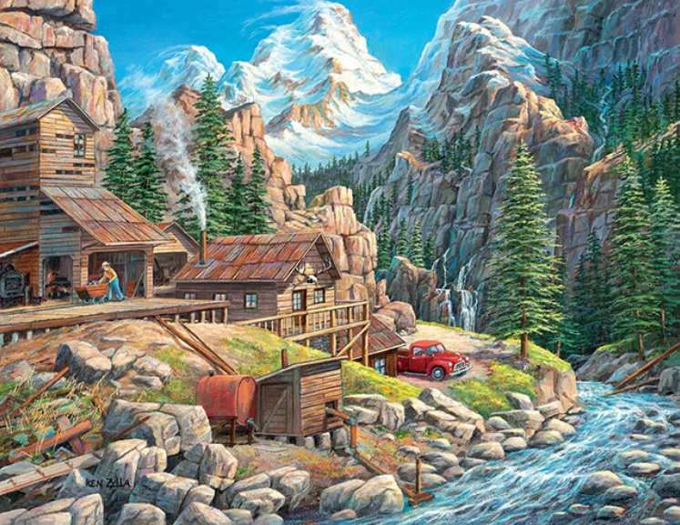 Digital Canvas Oil Color Painting | Mystic Mood Modern Wall Art