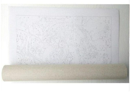 Digital Canvas Oil Color Painting | Mystic Mood Modern Wall Art