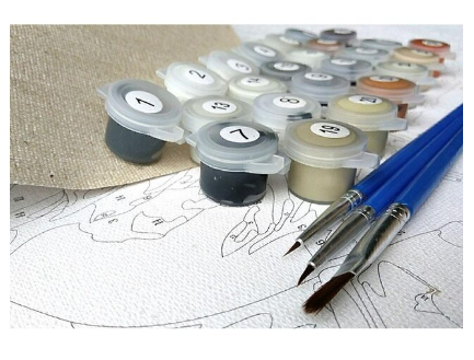 Digital Canvas Oil Color Painting | Mystic Mood Modern Wall Art