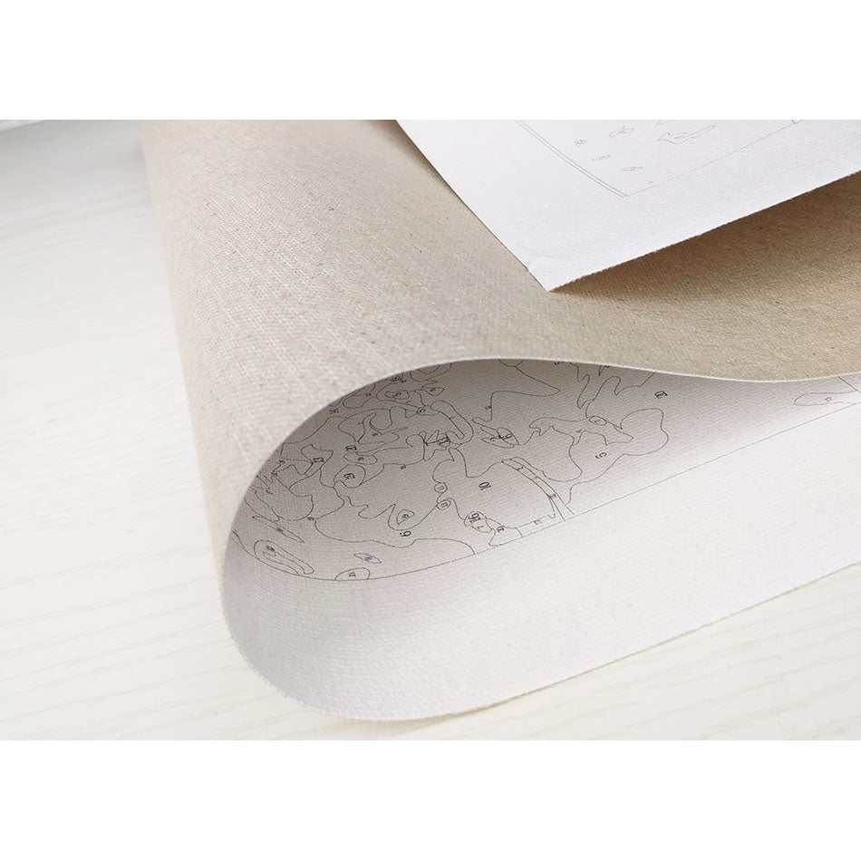 Modern Europe Avenue Canvas | Mystic Mood Evening City Art