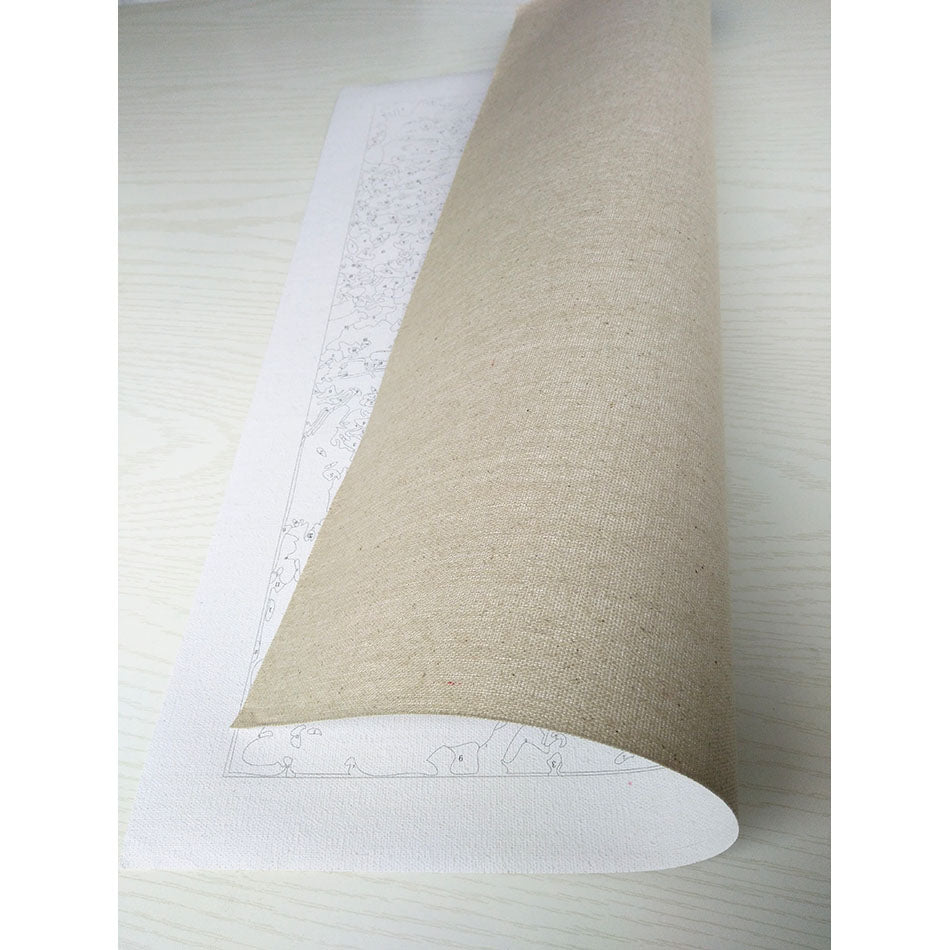 Modern Europe Avenue Canvas | Mystic Mood Evening City Art