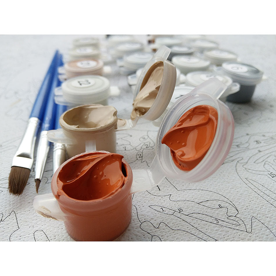 Modern Europe Avenue Canvas | Mystic Mood Evening City Art