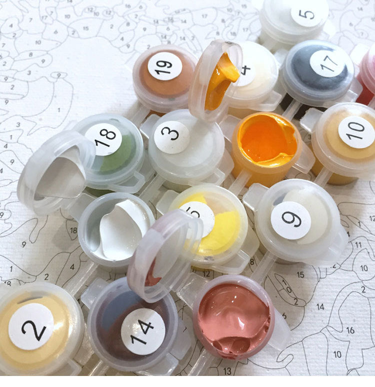 Custom Floral Paint By Numbers Set | Mystic Mood Canvas Art Kit