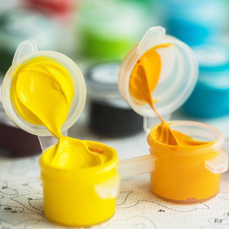 Frame Paint By Number Kit Adult Oil Painting By Number On Canvas Fairies