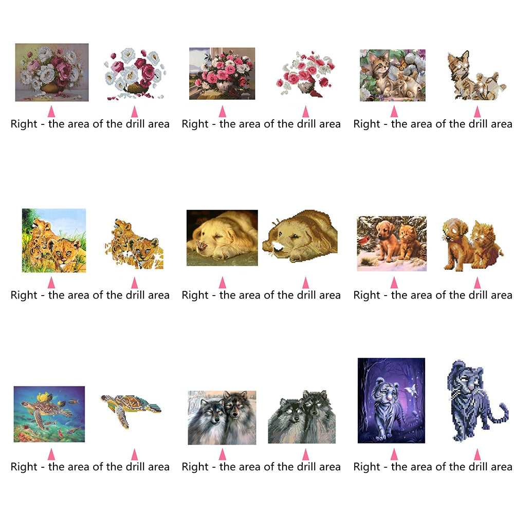 Cute Creative Cartoon Animal 5D Diamond Painting