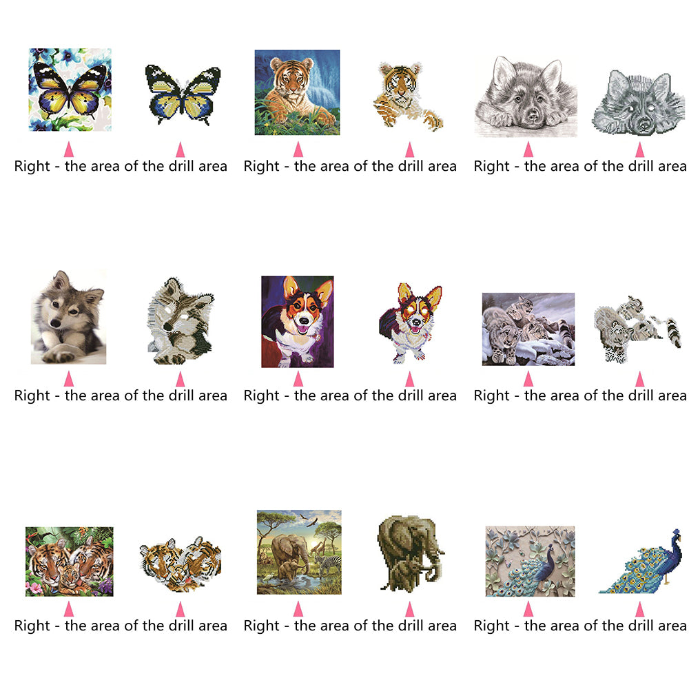 Cute Creative Cartoon Animal 5D Diamond Painting
