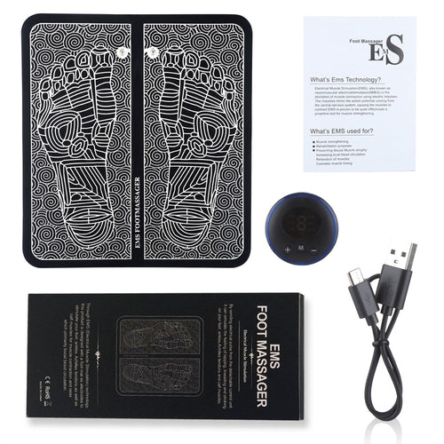 EMS Foot Massage Mat | Electric Muscle Stimulation Physiotherapy