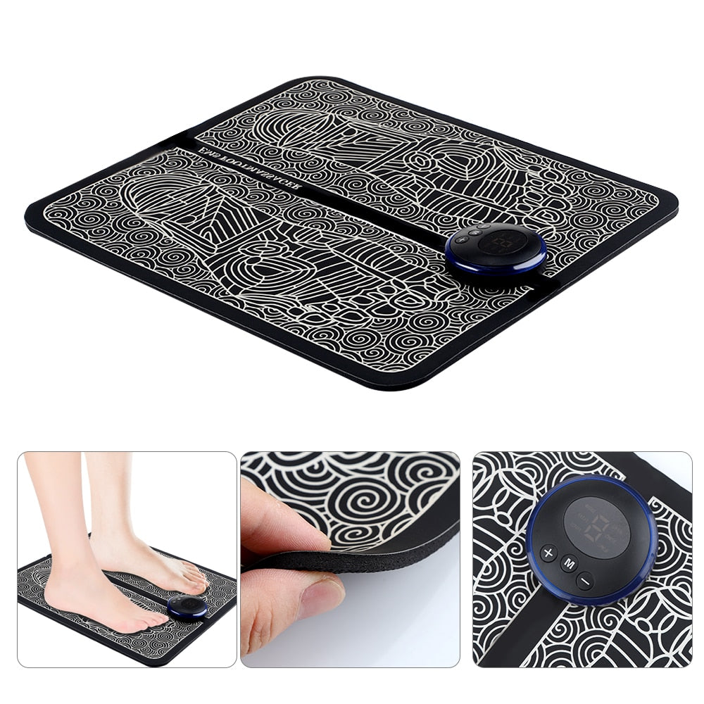 EMS Foot Massage Mat | Electric Muscle Stimulation Physiotherapy