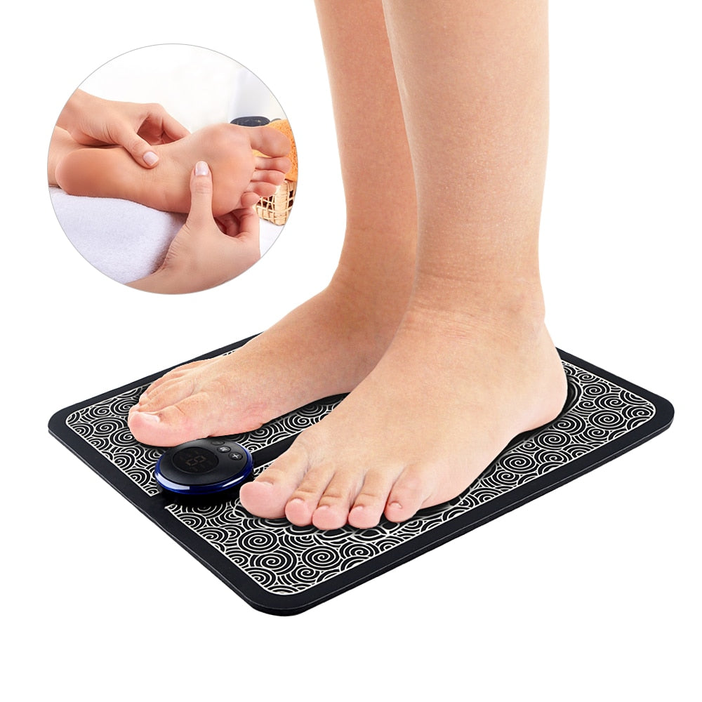 EMS Foot Massage Mat | Electric Muscle Stimulation Physiotherapy