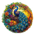 Wooden Puzzles for Adults 300 Pieces Adult Puzzles Unique Peacock Puzzles Gifts for Puzzle Lover Wooden Puzzle Games (L-13.3 * 13.1in)