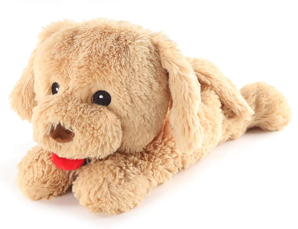 Golden Retriever Stuffed Animal Microwavable Heating Pads for Period Cramps & Pain Stress Relief Moist Heat Puppy for Anxiety Bedtime Cuddle & Companion Warm Kawaii Plushies