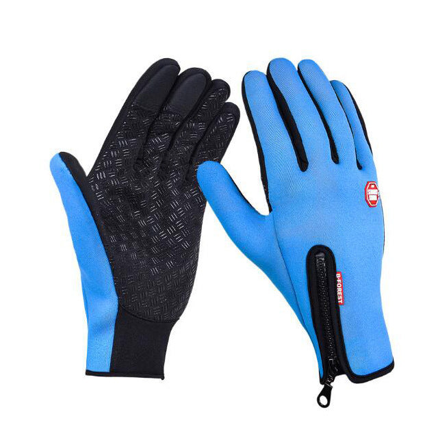 Winter Gloves Touch Screen Riding Motorcycle Sliding Waterproof Sports Gloves With Fleece Mystic Mood Polar Fleece Riding Gloves – Warm, Anti-Slip & Stylish Outdoor Comfort