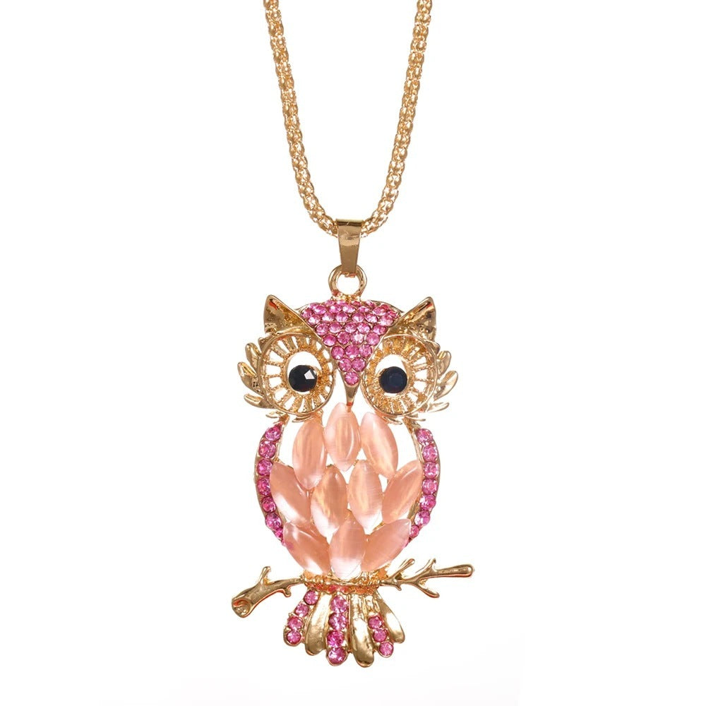 Minimalist Phoenix, Butterfly & Owl Necklace – Zinc Alloy Geometric Pendant